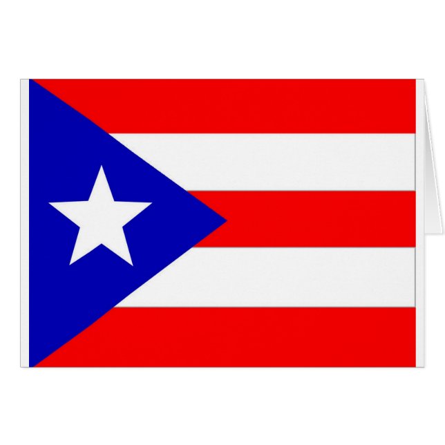 Bandera de Puerto Rico (Anverso (Horizontal))