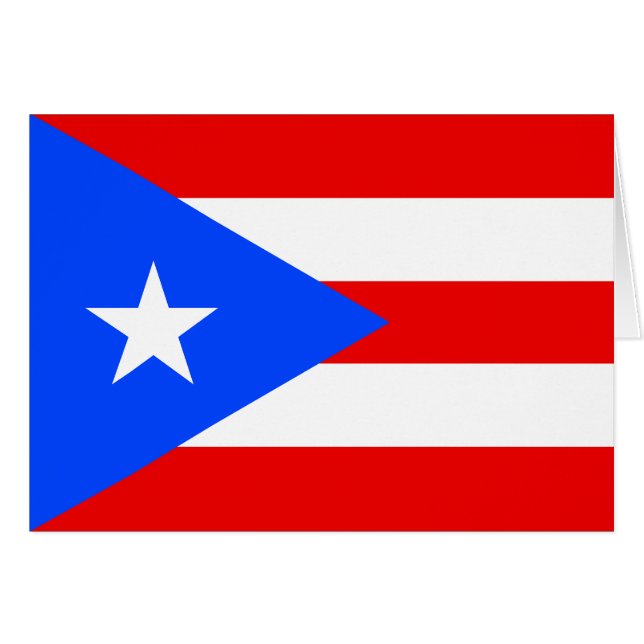 Bandera de Puerto Rico (Anverso (Horizontal))