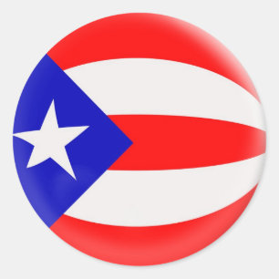 bandera de Puerto Rico de 20 pequeña pegatinas
