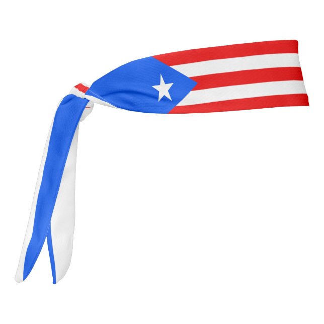 Bandera de Puerto Rico elegante patriota (Girar 270)