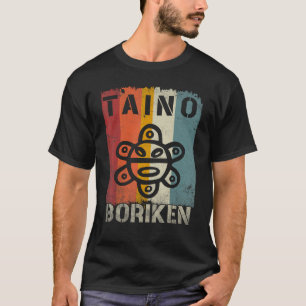 Bandera de Puerto Rico Taino Boricua Camisetas de 