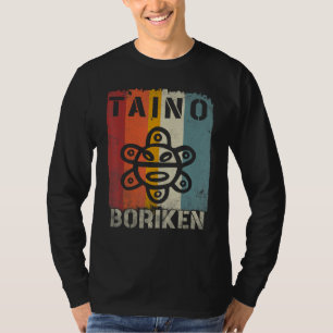 Bandera de Puerto Rico Taino Boricua Camisetas de
