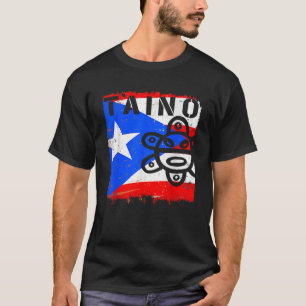 Bandera de Puerto Rico Taino Boricua Camisetas de