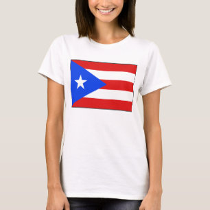 Bandera de Puerto Rico x Mapa camiseta