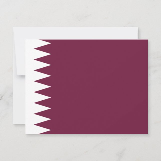 Bandera de Qatar (Anverso)