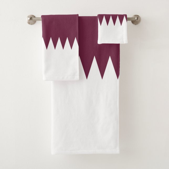 Bandera de Qatar (In situ)