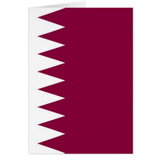 Bandera de Qatar (Frente)