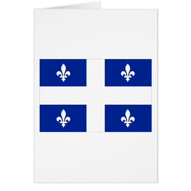 Bandera de Quebec, Canadá (Frente)