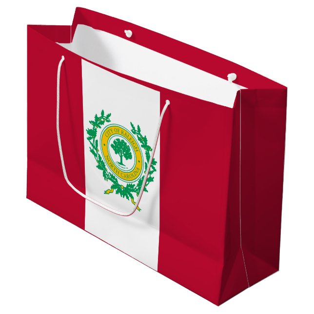 Bandera de Raleigh, Bolsa de Regalo Grande de Caro (Angulo Anverso)