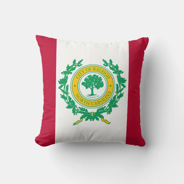 Bandera de Raleigh, Cojín decorativo de Carolina d (Anverso)