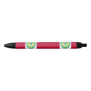 Bandera de Raleigh, Pluma de tinta negra de Caroli