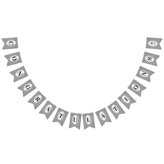 Bandera de rebanado de marco Purpurina plateado (Todo)