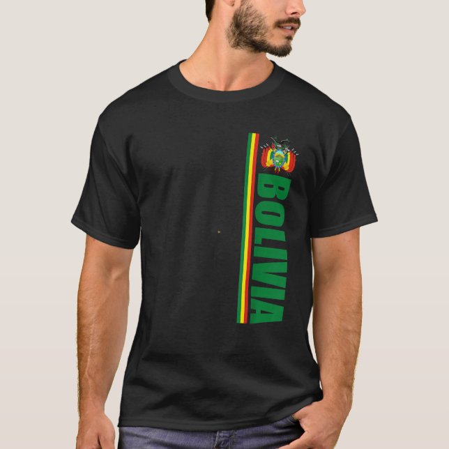 Bandera De Recuerdo De La Futbol Boliviano Camisa  (Anverso)