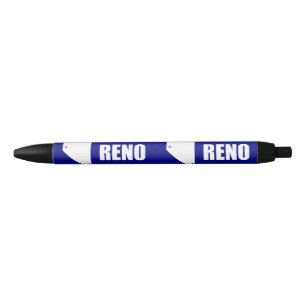 Bandera de Reno, Nevada Pluma de tinta negra