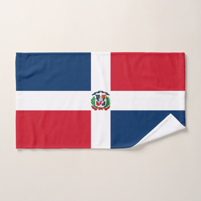 Bandera de República Dominicana (Toalla de mano)