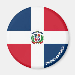Bandera de República Dominicana cautivadora imán p