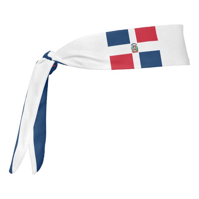 Bandera de República Dominicana elegante patriota (Girar 270)