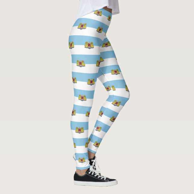 Bandera de Riga, Letonia Leggings (Derecha)