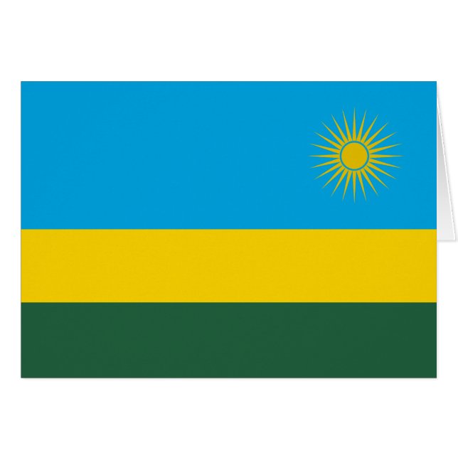 Bandera de Ruanda (Anverso (Horizontal))
