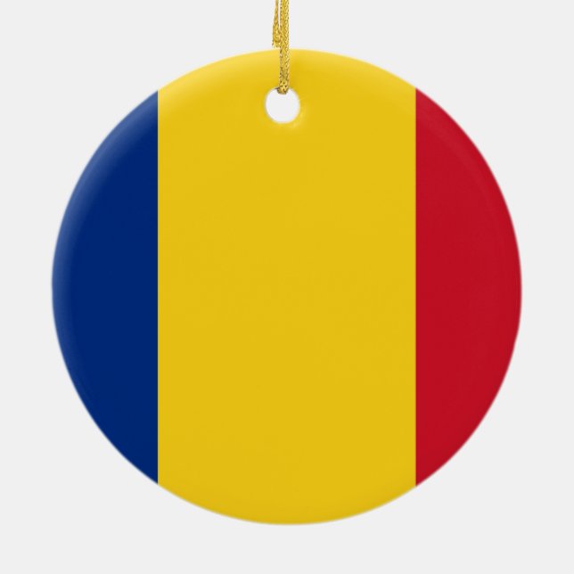 Bandera de Rumania Ornamento (Atrás)