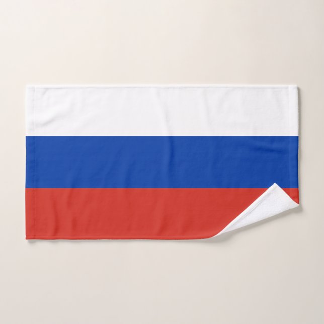 Bandera de Rusia (Toalla de mano)