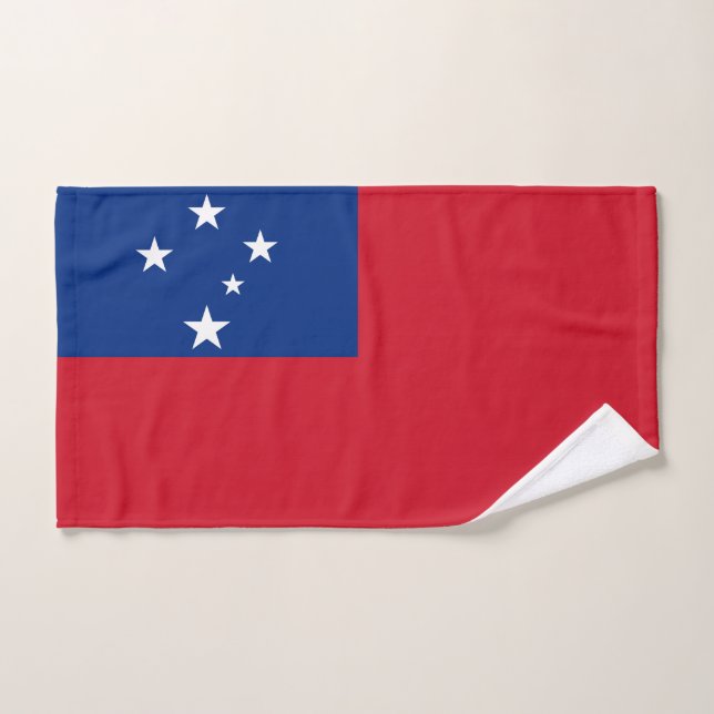 Bandera de Samoa (Toalla de mano)