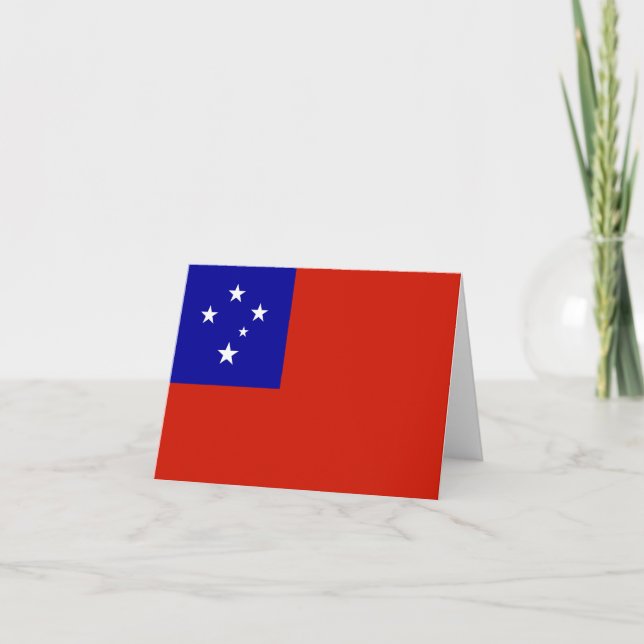 Bandera de Samoa (Anverso)