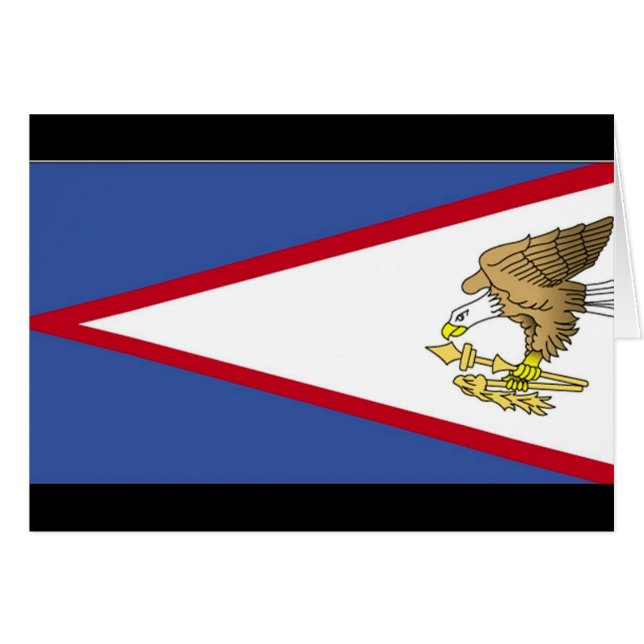Bandera de Samoa Americana (Anverso (Horizontal))