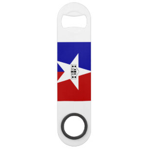 Bandera de San Antonio, abridor de botella de Texa
