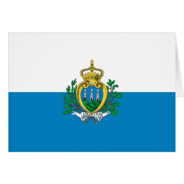 Bandera de San Marino (Anverso (Horizontal))