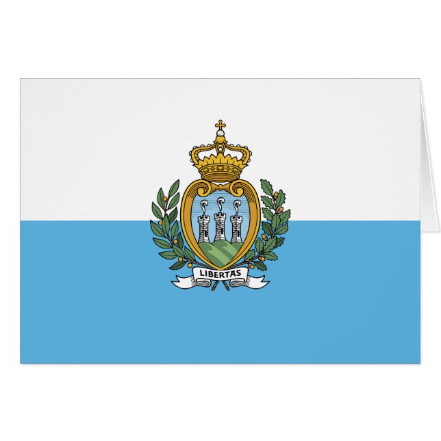 Bandera de San Marino (Anverso (Horizontal))