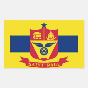 Bandera de San Pablo, Pegatina rectangular de Minn