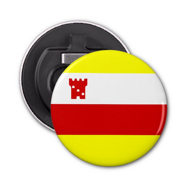 Bandera de Santa Bárbara, abridor de botellas de C (Anverso)