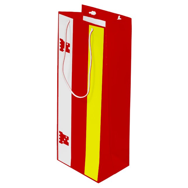 Bandera de Santa Bárbara, Bolsa de Regalo de Vino  (Angulo Anverso)