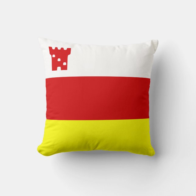 Bandera de Santa Barbara, Cojín decorativo de Cali (Anverso)