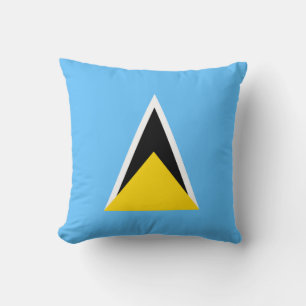 Bandera de Santa Lucía x almohada de bandera
