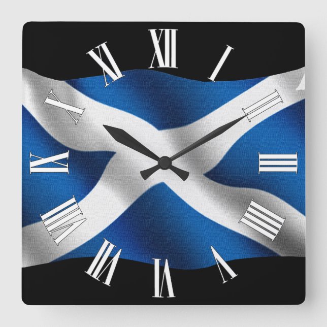 Bandera de SCOTLAND Orud escoge reloj de pared pat (Anverso)