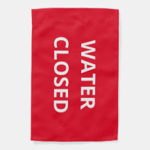 Bandera de seguridad de la playa - Agua de alto ri