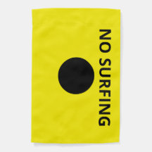 Bandera de seguridad de la playa - Sin surf - Amar