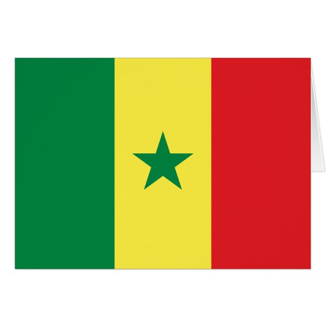 Bandera de Senegal (Anverso (Horizontal))