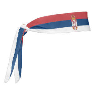 Bandera de Serbia Elegante Patriótica