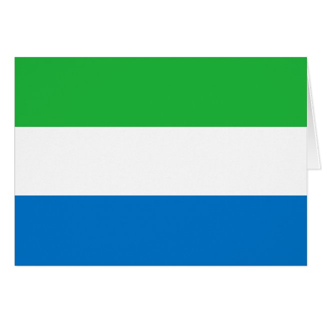 Bandera de Sierra Leona (Anverso (Horizontal))