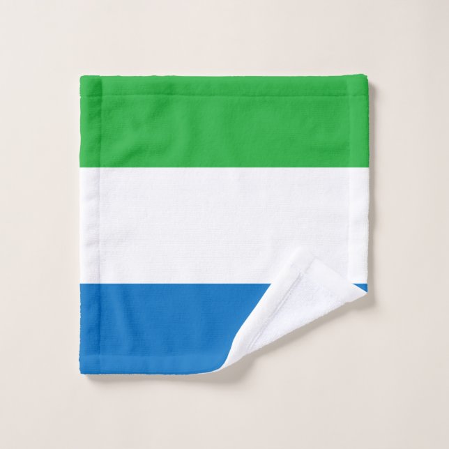 Bandera de Sierra Leona (Toallita)