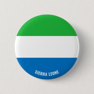 Bandera de Sierra Leona: botón patriótico encantad