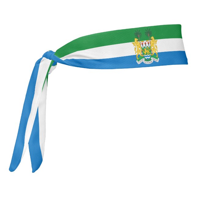 Bandera de Sierra Leona elegante patriota (Girar 270)