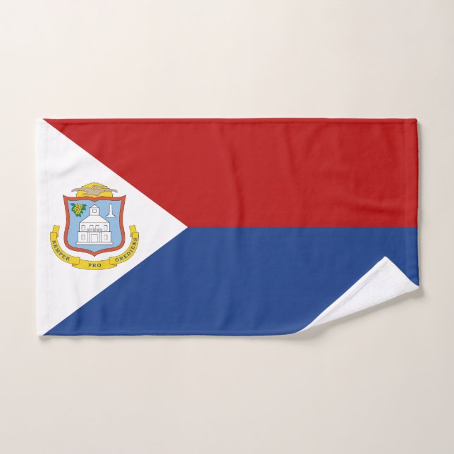 Bandera de Sint Maarten (Toalla de mano)