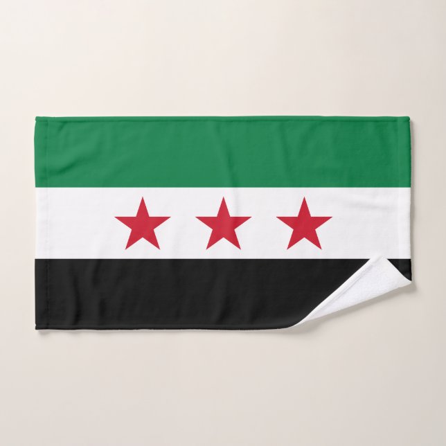Bandera de Siria (Toalla de mano)