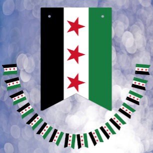 Bandera de Siria, pancarta de fiesta de bodas, Ban