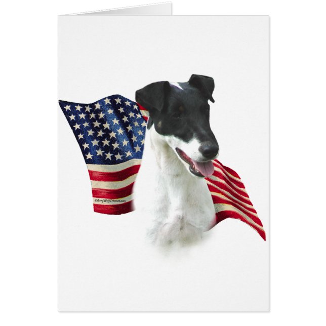 Bandera de Smooth Fox Terrier (Frente)