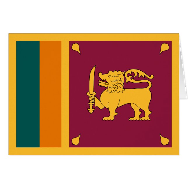 Bandera de Sri Lanka (Anverso (Horizontal))
